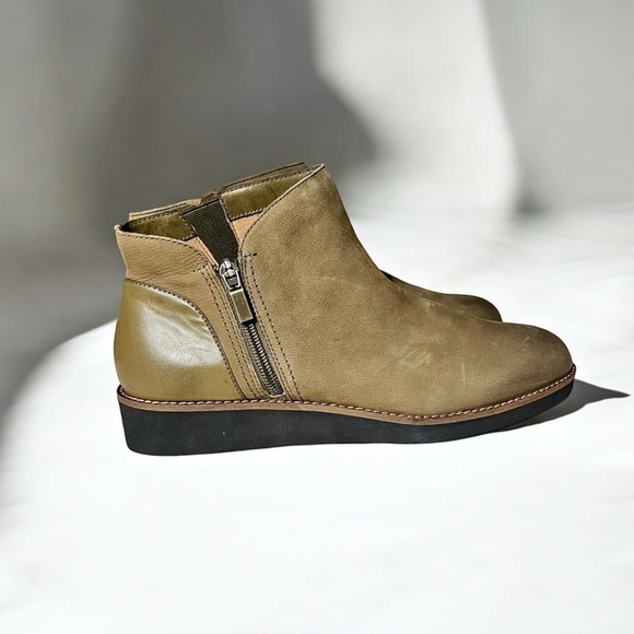 🌻NEW SoftWalk Wesley Utilitarian Leather Ankle Boot Bootie Women's Size 10 - Picture 3 of 11
